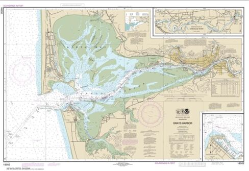 NOAA Chart 18502-Grays Harbor; Westhaven Cove - Water-Resistant - by East View Geospatial in Saudi Arabia