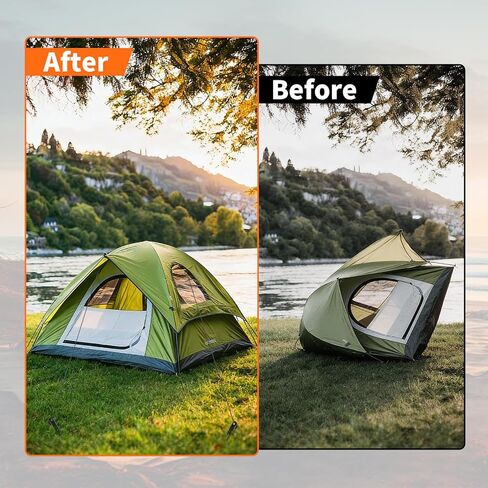 102 قطعة من أوتاد الخيمة والحبال، أوتاد بلاستيكية قابلة للنفخ على الأرض مع خطافات وحبال وإكسسوارات بديلة لخيام التخييم والفخاخ والشاطئ والحديقة الخارجية وديكورات العطلات in Kuwait