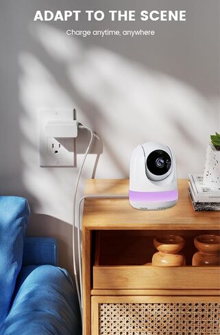 Power Adapter Compatible with Babysense Video Baby Monitors MaxView Pro and Prisma Replacement Type-C Charger Cord in Kuwait