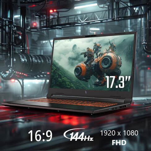 acer Nitro V 17 AI Gaming Laptop | AMD Ryzen 7 260 Processor | NVIDIA GeForce RTX 5070 Laptop GPU (798 AI Tops) | 17.3" FHD IPS 144Hz Display | 32GB DDR5 | 1TB Gen 4 SSD | Wi-Fi 6E | ANV17-41-R75F in Kuwait
