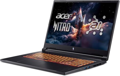 acer Nitro V 17 AI Gaming Laptop | AMD Ryzen 7 260 Processor | NVIDIA GeForce RTX 5070 Laptop GPU (798 AI Tops) | 17.3" FHD IPS 144Hz Display | 32GB DDR5 | 1TB Gen 4 SSD | Wi-Fi 6E | ANV17-41-R75F in Kuwait