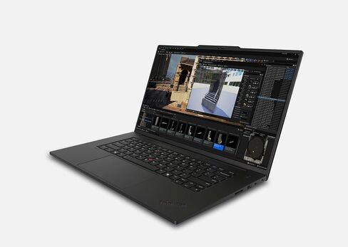 كمبيوتر محمول Lenovo ThinkPad P1 Gen 7 Workstation - Intel Ultra 7 165H، NVIDIA RTX 3000 Ada، ذاكرة الوصول العشوائي 32 جيجا، 1 تيرابايت SSD، 16 بوصة 2.8K (2560 x 1600) IPS، مضاد للتوهج، 500 Nits، كاميرا 5MP RGB+IR، Windows 11P (21KV0017US) in Kuwait