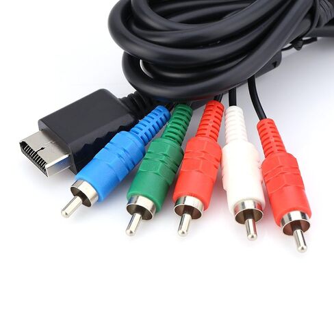 سلك كابل صوت وفيديو متعدد المكونات من AV، كابل صوت فيديو عالي الوضوح للعبة PS2 PS3 in Saudi Arabia