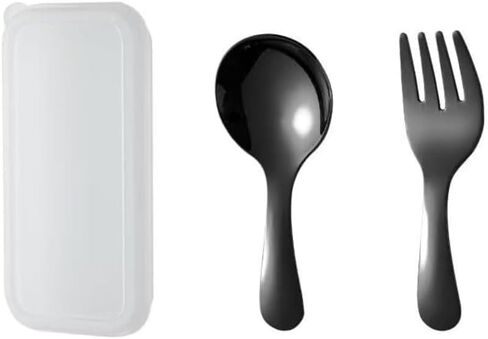 Outdoor Mini Portable Spoon Fork, 304 Stainless Steel Travel Camping Tableware,Short Handle Spoon Fork For Picnic Daily Use (Laser) in Saudi Arabia
