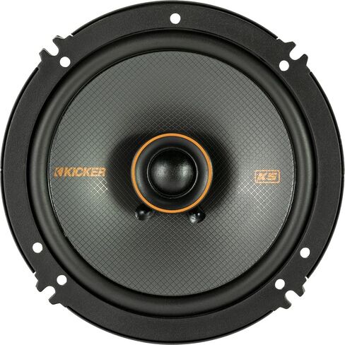مكبرات صوت Kicker مقاس 6 × 9 و6.5 بوصة لسيارة شيفروليه سيلفرادو 1500/1500LD (كابينة الطاقم) 2014-2024 مجموعة ترقية - زوجان من سلسلة KS مع محولات وأحزمة أمان، ومكبر صوت للباب الأمامي والخلفي للسيارة KSC69304 & KSC6504 in Saudi Arabia