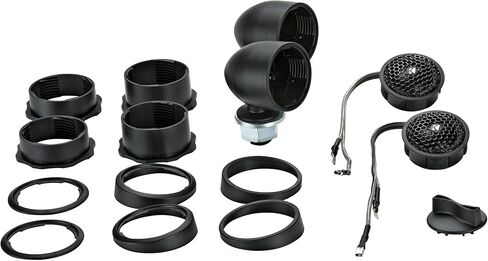 نظام سماعات مكون من KICKER 51KSS6504، تصميم ثنائي الاتجاه، مكبرا صوت مقاس 6.5 بوصة، مكبرا صوت مقاس 1 بوصة، اثنان - مكبرات صوت خارجية 12 ديسيبل، 125 وات RMS، ذروة 250 وات (متجدد) in Kuwait