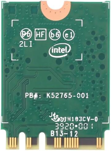 Intel WiFi 6 AX200 M.2 Adapter Card, Dual Band 802.11ax, Up to 2.4 Gbps, Bluetooth 5.2, Windows 10/11 Compatible in Saudi Arabia