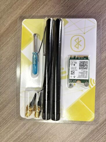 Intel WiFi 6 AX200 M.2 Adapter Card, Dual Band 802.11ax, Up to 2.4 Gbps, Bluetooth 5.2, Windows 10/11 Compatible in Saudi Arabia