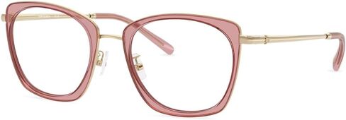 Tory Burch TY 1092 2021 Light Pink Metal Irregular Eyeglasses 51mm in Saudi Arabia