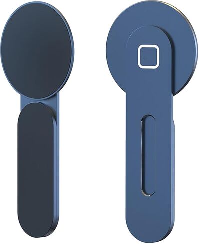 Zerodis Magnetic Laptop Phone Mount Laptop Accessories Strong Magnet for 12 13 Dual Screen Organizer for and Monitor Users Magnetic Phone Mount Aluminum (Blue) in Saudi Arabia