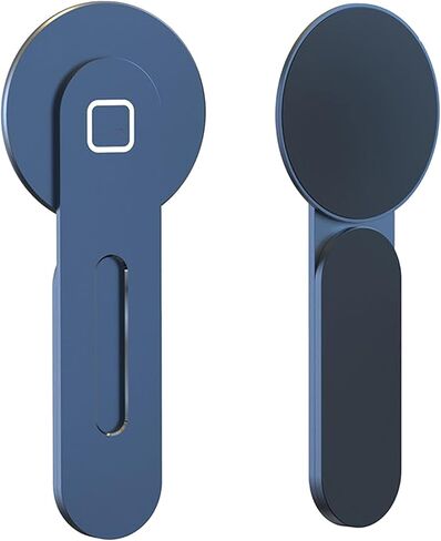 Zerodis Magnetic Laptop Phone Mount Laptop Accessories Strong Magnet for 12 13 Dual Screen Organizer for and Monitor Users Magnetic Phone Mount Aluminum (Blue) in Saudi Arabia