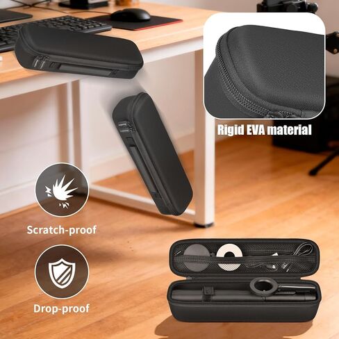 حقيبة ترايبود لـ KraftGeek حامل ثلاثي للهاتف المغناطيسي لهاتف iPhone MagSafe، حافظة حامل Tirpod للهاتف الخلوي لعصا السيلفي، حقيبة مع حزام مطاطي وجيب شبكي بسحاب للكابلات والملحقات (الصندوق فقط) in Kuwait