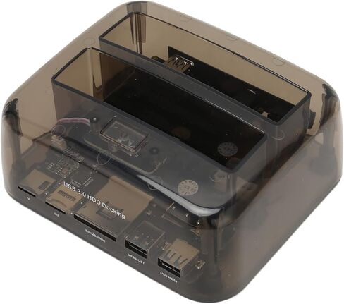 محطة إرساء USB 3.0 إلى SATA IDE Bay لـ 2.5 أو 3.5 بوصة HDD SSD، تدعم 20 تيرابايت، تبديل سريع، استنساخ دون اتصال بالإنترنت، تثبيت الأدوات (قابس الولايات المتحدة) in Saudi Arabia
