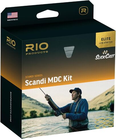 مجموعة منتجات RIO Elite Scandi MDC، خط صيد طويل Spey Fly، مجموعة كاملة مع خط إطلاق نار، جسم و4 أطراف MDC، قوة Skagit وScandi Finesse in Saudi Arabia