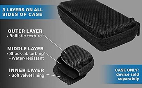 حافظة SIMBROS الأصلية لجهاز Inseego MiFi M2100، M2000 Hotspot، Verizon Wireless Jetpack 8800L 4G LTE، جيب ملحقات شبكي، حزام معصم قابل للفصل أسود in Kuwait