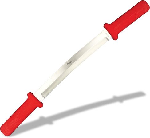 Wiebe Elite Double-Edged Fleshing Blade Knife Tool | Professional Dual Blade for Taxidermy, Trapping, and Coon/Beaver Hide Preparation in Kuwait