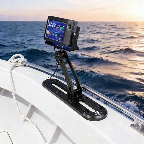 سكة كاياك من الألومنيوم، مسار T عالمي منخفض للهواتف، نظام تحديد المواقع العالمي (GPS)، GoPro، الأجهزة اللوحية، أجهزة الراديو - سكة تروس لوحة القيادة الثقيلة CNC للسيارات وسيارات الدفع الرباعي والشاحنات in Kuwait
