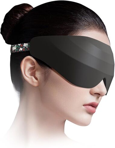 Sleep Mask for Side Sleeper Women Men, EVA BELLE Eye Mask for Sleeping Light Blocking, 3D Sleeping Mask Blackout, Soft Breathable Eye Shade Cover with Adjustable Elastic Strap for Travel Home Nap Rest in Saudi Arabia