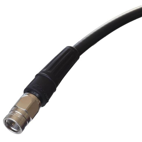 BJC RG-6 Coaxial Cable, 5 Foot, Black; Broadcast Quality Coax, Assembled in USA in Saudi Arabia