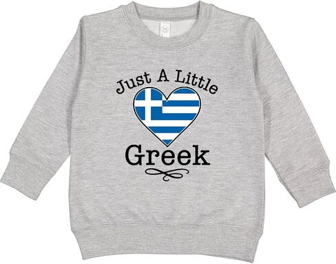 inktastic Just a Little Greek Heritage Toddler Sweatshirt in Saudi Arabia