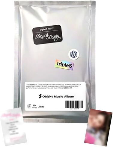 TripleS msnz Beyond Beauty 1st Mini Album [Objekt Ver.] بطاقة بريدية QR + Double Class Objekt (بطاقة صور) (عيد الميلاد وحده) in Kuwait