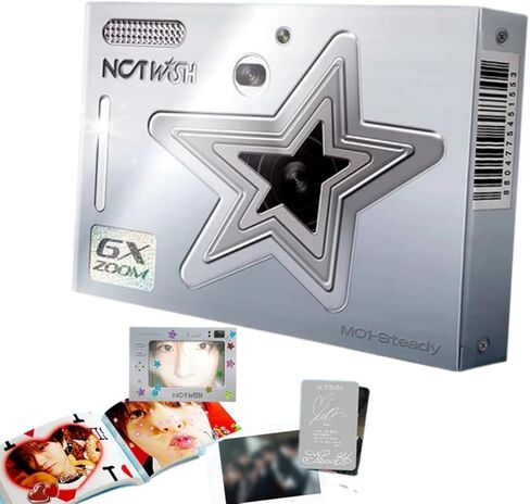 ألبوم NCT WISH Steady الأول المصغر [إصدار QR.] بطاقة QR + بطاقة صور + كتاب فليب + بطاقة صورة in Kuwait