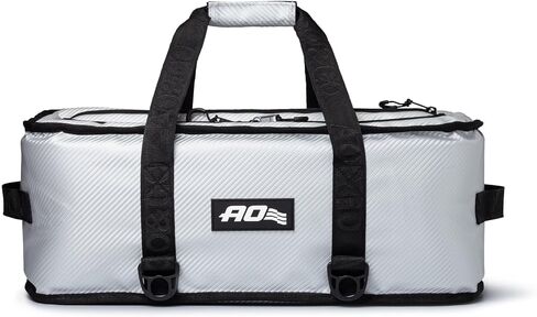 مبرد ناعم من الكربون من AO Coolers Stow-N-Go، منخفض المستوى، مانع للتسرب مع عزل عالي الكثافة، يحمل الثلج لمدة 24 ساعة in Kuwait