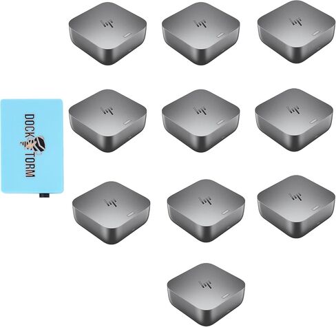حزمة النسخ المتماثل لمنفذ HP Thunderbolt 4 Ultra Dock بقدرة 180 وات مع محور DKZ 9X481UT#ABA (محطة إرساء Thunderbolt/USB-C العالمية، نقل البيانات إلى أي كمبيوتر محمول يحمل علامة تجارية، كابل واحد للشحن) in Kuwait