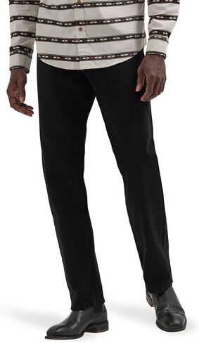 Wrangler Men's Free-to-Stretch Relaxed Fit Jean, Dark Indigo, 32W x 34L in Saudi Arabia