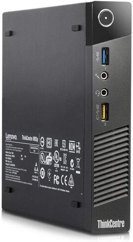Lenovo ThinkCentre M93P Tiny Form Factor Business Desktop Computer, Intel Dual-Core i5-4570T Processor up to 3.60 GHz, 8GB RAM, 128GB SSD, WiFi, USB 3.0, VGA, Windows 10 Pro (Renewed) in Kuwait