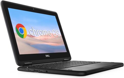 كمبيوتر محمول Dell Chromebook 11 3100 2 في 1 بشاشة لمس 11.6 بوصة، سيليرون N4000، ذاكرة وصول عشوائي 4 جيجابايت، 32 جيجابايت eMMC، نوع C، نظام تشغيل Chrome (متجدد) in Kuwait