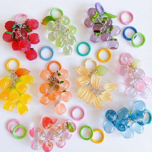 مفتاح سلسلة المفاتيح حلقات السائبة 50 قطع معدنية ملونة جولة دائرة حلقة تسلق مفتاح حلقة كليب المفاتيح يا حلقة السنانير الربيع المفاجئة خواتم DIY للحقائب والمحافظ صنع الموردين in Kuwait