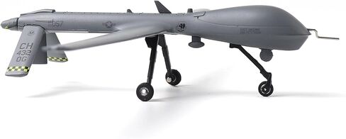 MQ-9 ريبر بدون طيار 1/72 مجموعة نموذج طائرة معدنية مع جناح حامل DieCast سبيكة مقاتلة نموذج مجموعة الطائرات العسكرية قبل البناء للعرض أو الهدية in Kuwait