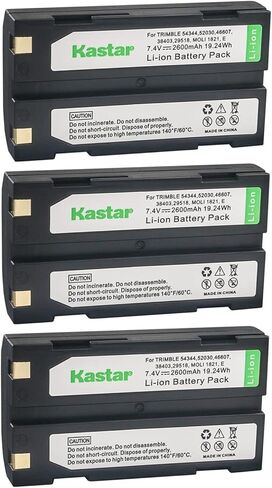 Kastar 4-Pack D-Li1 Battery Replacement for Trimble 5700 GPS RECEIVER, 5700 GPS TRANSMITTER, Trimble 5800 38403 52030 54344 58003013 MultiTrack Target, External Radio 2.4Ghz, MT1000 Data Collector GPS in Saudi Arabia