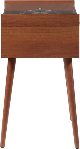 Crosley CR6237AFT-NA Dean 3-Speed Bluetooth in/Out Vinyl Record Player Turntable with Built-in Speakers, LED Lights and Detachable Legs, Natural in Saudi Arabia