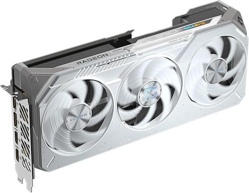 بطاقة رسومات GIGABYTE Radeon™ RX 9070 XT Gaming OC ICE 16G (16 جيجابايت GDDR6، 256 بت، PCIe 5.0، HDMI/DP 2.1، فتحة 2.7، مروحة هوك، جل حراري من فئة الخادم، هيكل معزز) in Kuwait