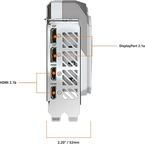 بطاقة رسومات GIGABYTE Radeon™ RX 9070 XT Gaming OC ICE 16G (16 جيجابايت GDDR6، 256 بت، PCIe 5.0، HDMI/DP 2.1، فتحة 2.7، مروحة هوك، جل حراري من فئة الخادم، هيكل معزز) in Kuwait