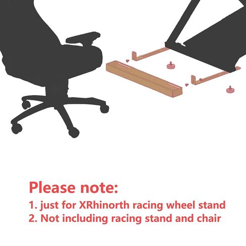 XRhinorth Racing Wheel Stand Part 1pc Chair Link Double Wheel Fixation（just racing wheel stand） in Saudi Arabia