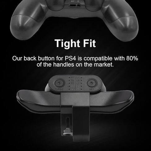 Wokyo 10 Key Mappings Back Button Attachment for PS4 Controller, Ergonomic Controller Paddles with Turbo & Memory Function, Plug and Play Gaming Stuff Accessories in Saudi Arabia