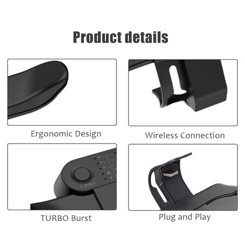 Wokyo 10 Key Mappings Back Button Attachment for PS4 Controller, Ergonomic Controller Paddles with Turbo & Memory Function, Plug and Play Gaming Stuff Accessories in Saudi Arabia