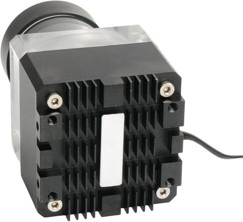 dracaena.io High Flow 650L/H PC Water Pump Combo with Colorful LED and 65ml 50mm (1.9in) Reservoir – 12W, 0.7A, 65mm x 65mm x 115mm (2.6 x 2.6 x 4.5in), Black in Saudi Arabia