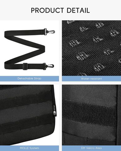 Micro Computer Desktop Tower Carrying Case Compatible with Mini-ITX,Valentines Day Gifts 18x14x8 Travel Storage Bag for PC's Box Moving, Keyboard, Mouse and Accessories,Black in Kuwait