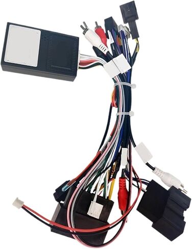 سيارة الصوت 16PIN أندرويد مهائي كابلات الطاقة مع صندوق متوافق مع 12-15 فورد فوكس F150 رينجر الصوت السلطة الأسلاك تسخير in Kuwait