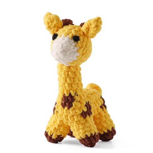 Crochet Sensory Rattle for Baby Early Development - Amigurumi Grip Toy - Soft Cotton Texture Shaker for Fine Motor Skills & Tactile Play - Newborn Essentials (Bunny & Giraffe) in Saudi Arabia