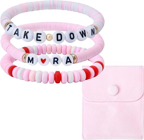 J6&H6 3 Pcs KPop Merch Bracelets Set, K-Pop Stuff Fans Cosplay Merchandise Gifts Outfit Costume Accessories Friendship Jewelry for Birthday Christmas Stocking Stuffers Party Favors in Saudi Arabia