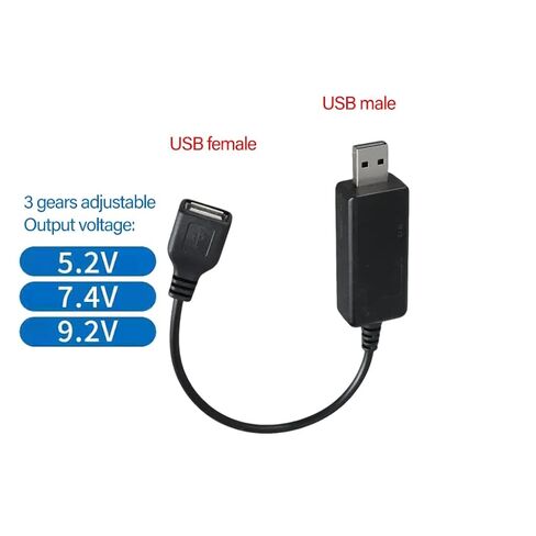 كابل معزز لحالات الطوارئ لبصمة الإصبع، قابس USB إلى 5.2 فولت 7.4 فولت 9.2 فولت، تنظيم الفولتية الخارجية الآمنة in Kuwait