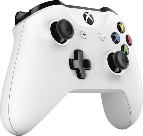 وحدة تحكم ألعاب Microsoft Xbox One X سعة 1 تيرابايت ذات الحالة الصلبة إصدار محدود باللون الأبيض مع وحدة تحكم لاسلكية - 4K أصلية - HDR - معززة بواسطة وحدة المعالجة المركزية Scorpio وSSD السريع (متجدد) in Kuwait