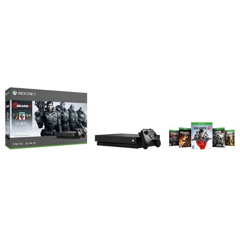 وحدة تحكم Xbox One X سعة 1 تيرابايت - حزمة Gears 5 (متجددة) in Saudi Arabia