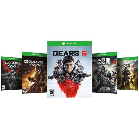 وحدة تحكم Xbox One X سعة 1 تيرابايت - حزمة Gears 5 (متجددة) in Saudi Arabia