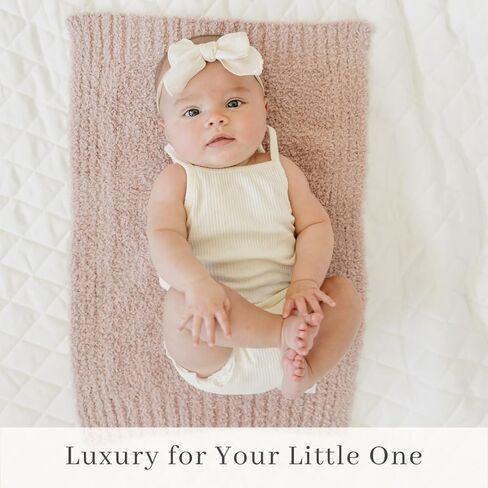 سارانوني بامبوني بطانية أطفال | بطانية فاخرة قطيفة فائقة النعومة | بطانيات الأطفال الرضع المريحة القابلة للتنفس للبنين والبنات | وردي فاتح، صغير - 15 بوصة × 20 بوصة in Kuwait